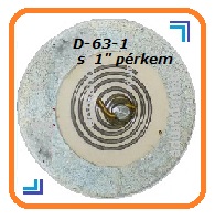 Zpětná klapka D-63-1  1" s pérkem NEREZ + těsnění