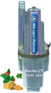 Ponorné čerpadlo RUCHE 2T 15m kabel 230V (horní sání)  