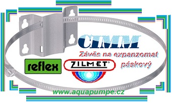 ZILMET - Uchycení expanzomatu - páskové 