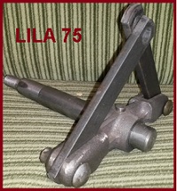 LILA 75 - Hřídel kompletní s vahadlem a táhly