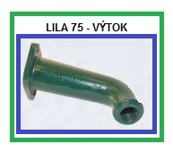 LILA 75 - Výtok + těsnění (skladem)