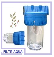 AQUA - filtr 1"-5"FP2-1"-P1 V/T transparentní (bez vložky) malý